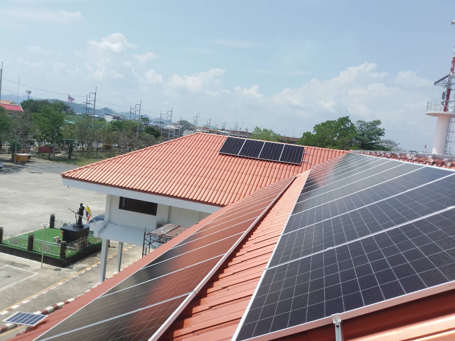 โครงการติดตั้งโซล่าเซลล์ 10kw Ongrid ที่ว่าการอำเภอชัยบาดาล ลพบุรี