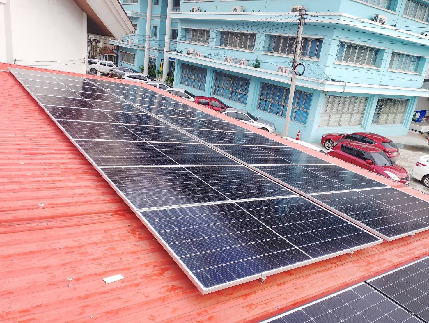 งานติดตั้ง โซล่าเซล์ล ขนาด 10 kw ที่ว่าการอำเภอเมืองสระบุรี